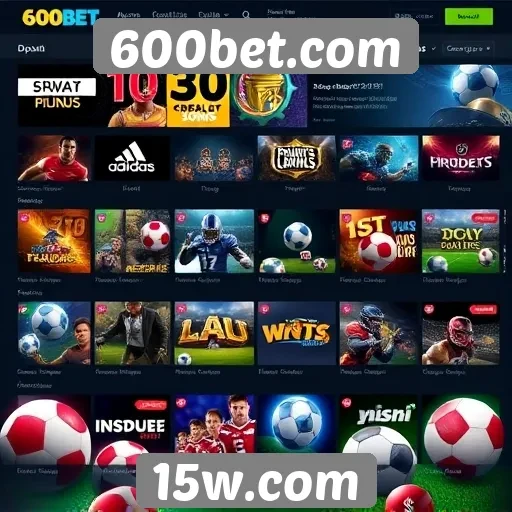Opções de jogos disponíveis no 600bet